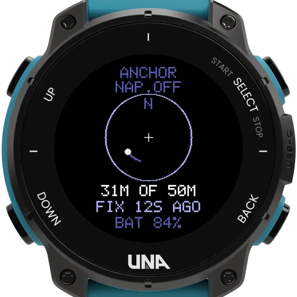Anchored, inside the circle
